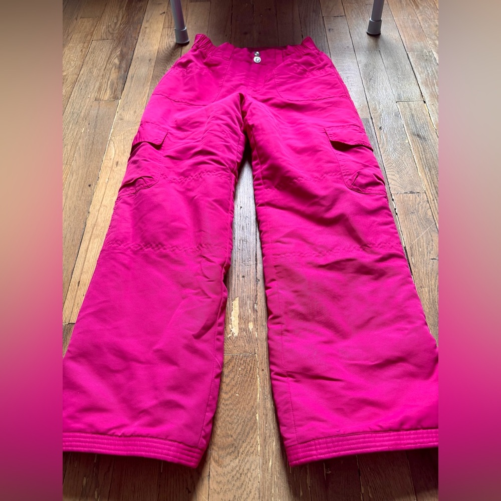 Falls Creek Girl Snow Ski Pant Large Magenta